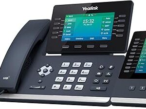 Business Phone System 'Mission Machines' Y300: Includes Yealink T54W Phones + 'Mission Machines' Server + Free 1 Year of 'Mission Machines' Phone Service (4 Phone Bundle)